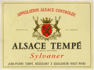 Alsace Tempé Sylvaner
